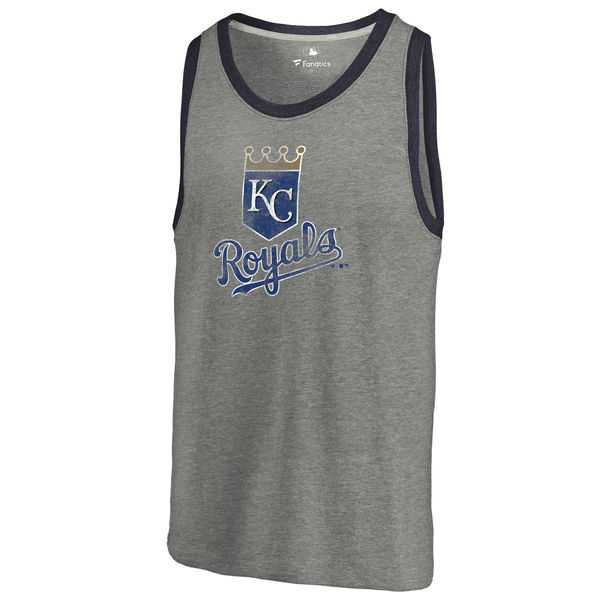 Kansas City Royals Distressed Team Tank Top - Ash,We sell and wholesale Kansas City Royals Distressed Team Tank Top - Ash on line form chian!